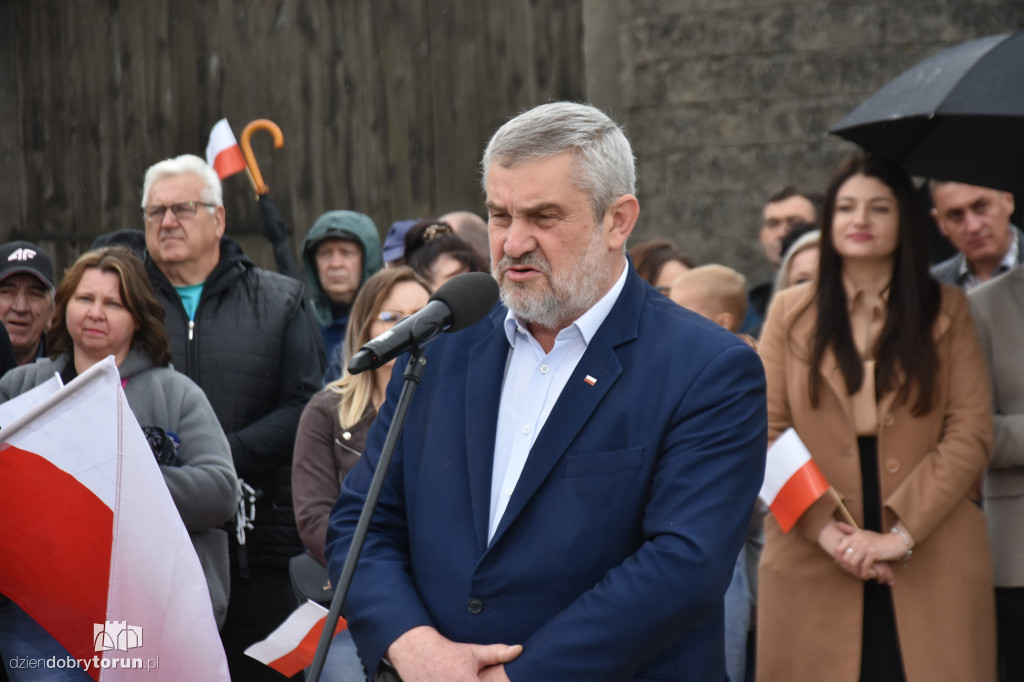 Karol Nawrocki w gminie Koneck
