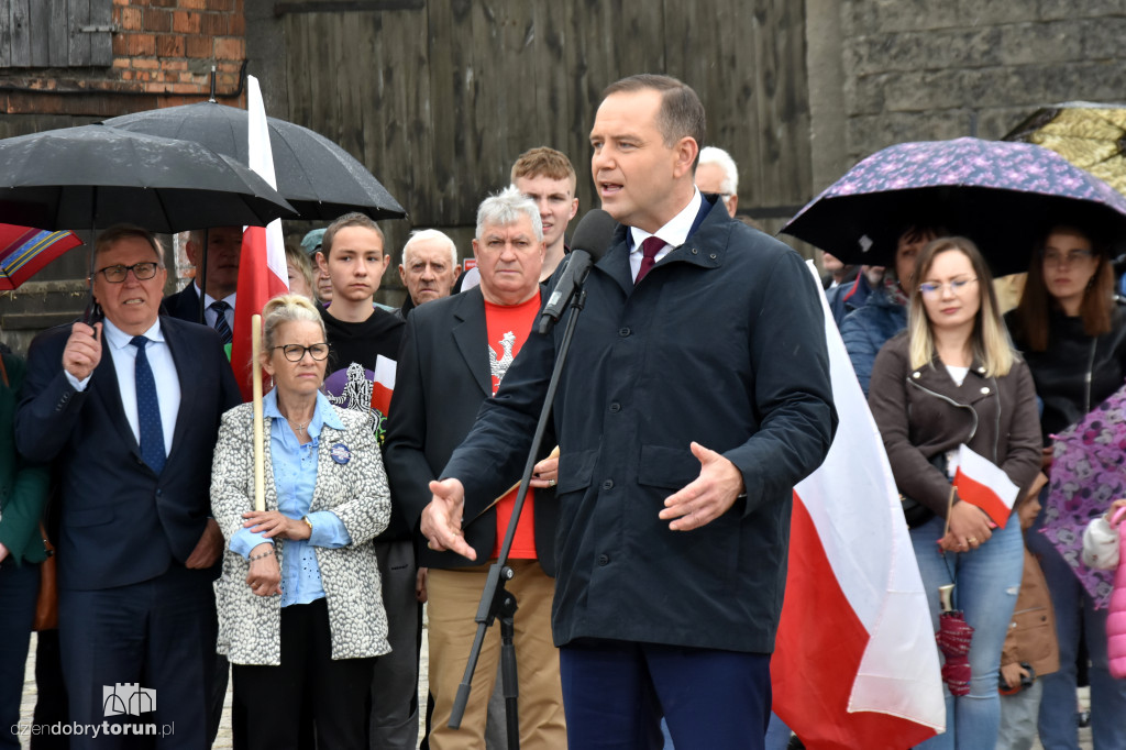 Karol Nawrocki w gminie Koneck