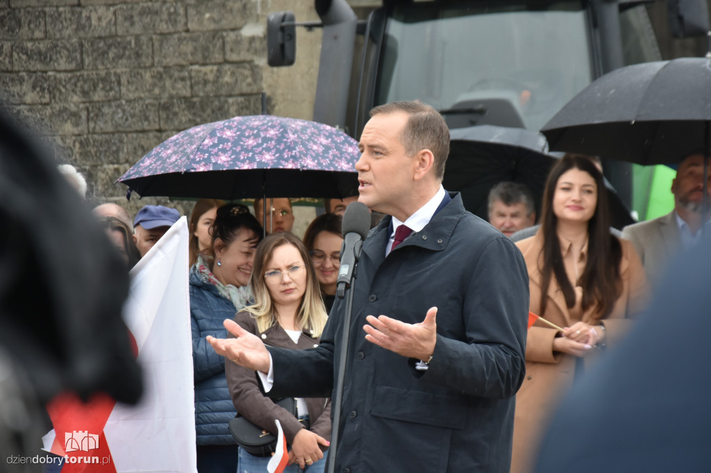 Karol Nawrocki w gminie Koneck