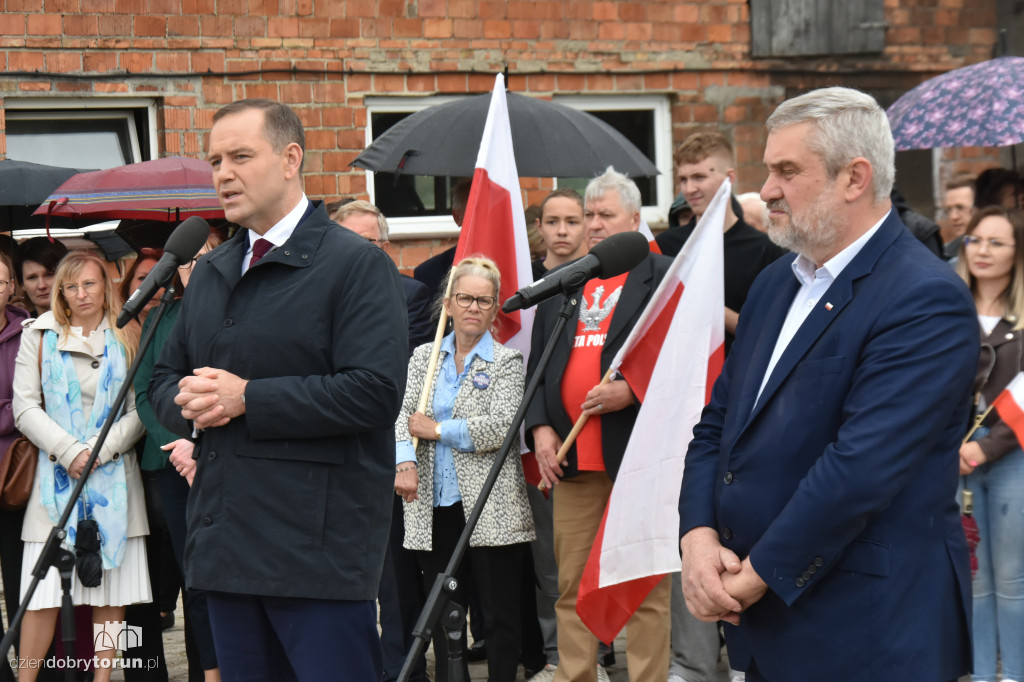 Karol Nawrocki w gminie Koneck