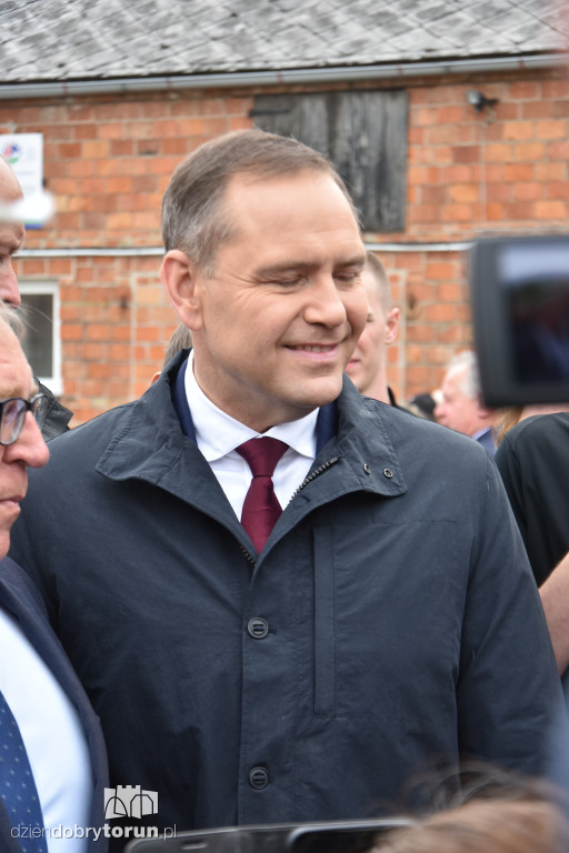 Karol Nawrocki w gminie Koneck