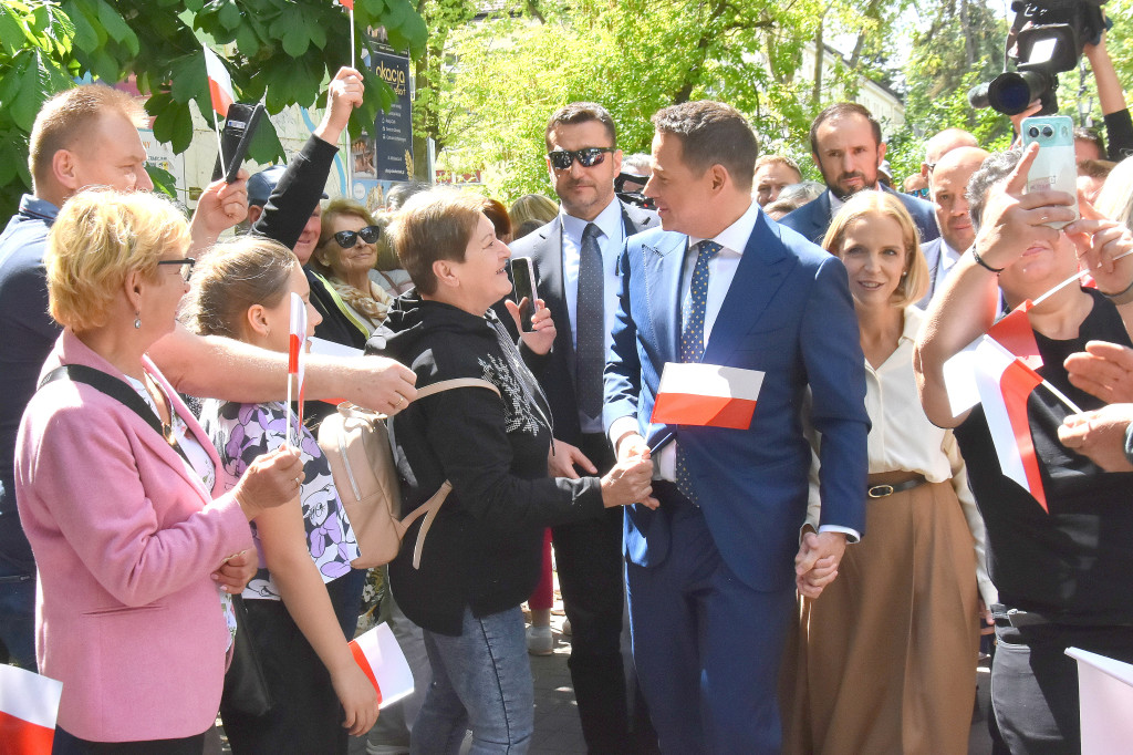 Rafał Trzaskowski w Ciechocinku