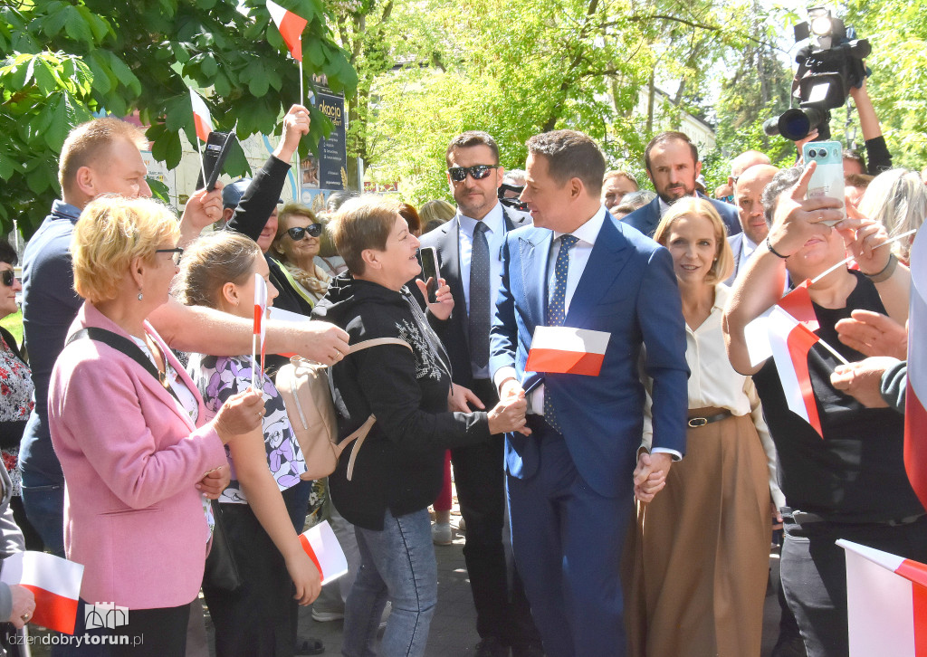 Rafał Trzaskowski w Ciechocinku