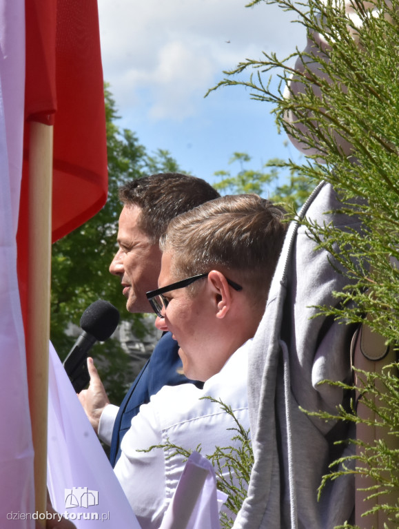 Rafał Trzaskowski w Ciechocinku