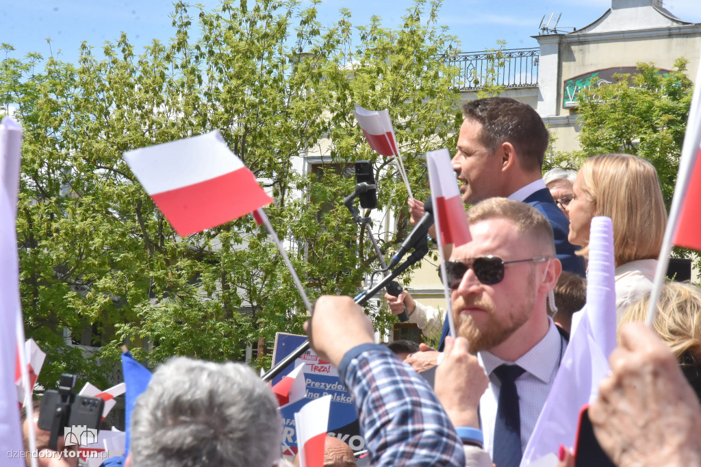 Rafał Trzaskowski w Ciechocinku