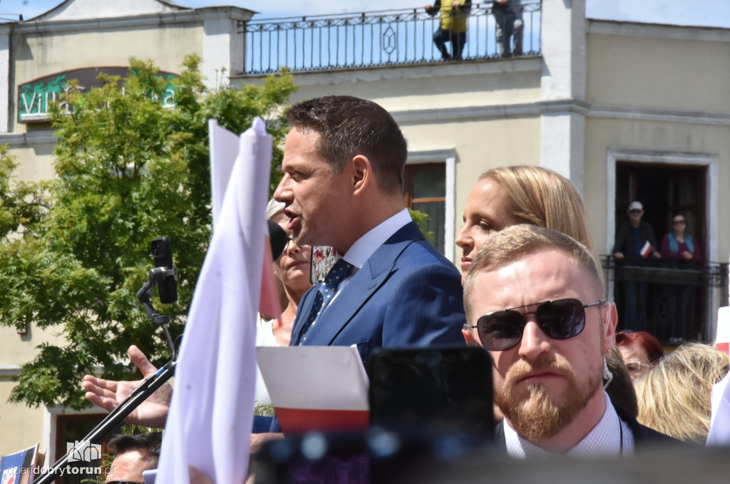 Rafał Trzaskowski w Ciechocinku