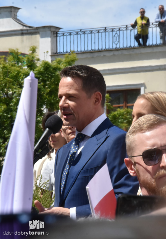 Rafał Trzaskowski w Ciechocinku