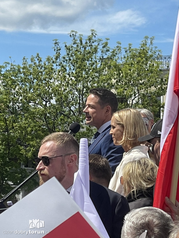 Rafał Trzaskowski w Ciechocinku