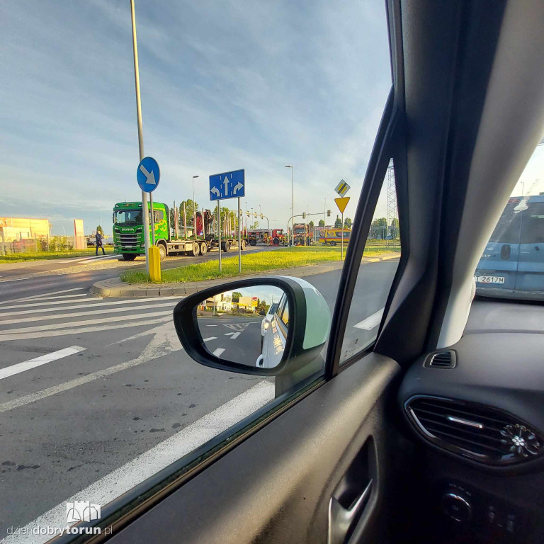 Wypadek na średnicówce w Toruniu