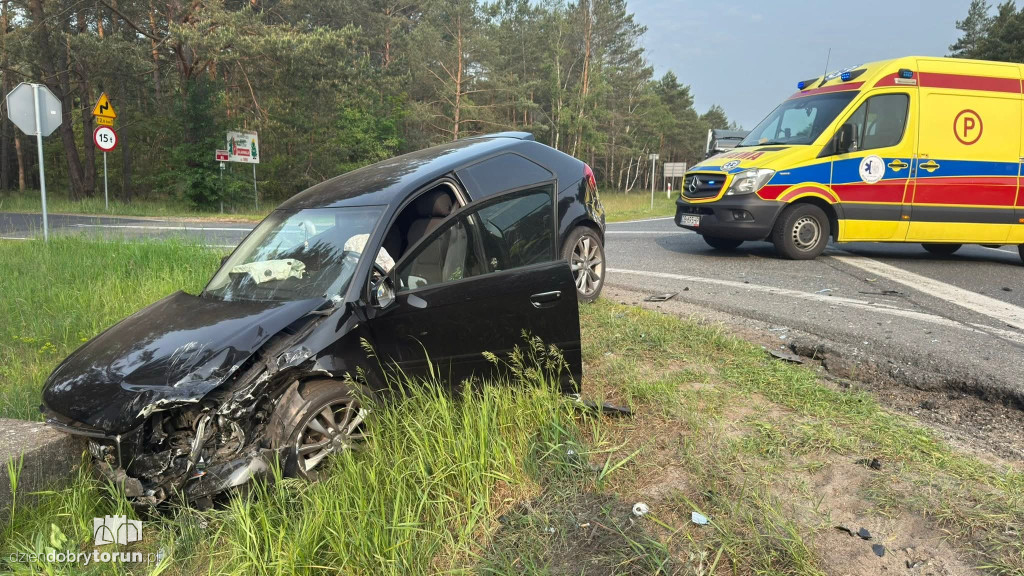 Wypadek na drodze krajowej nr 10