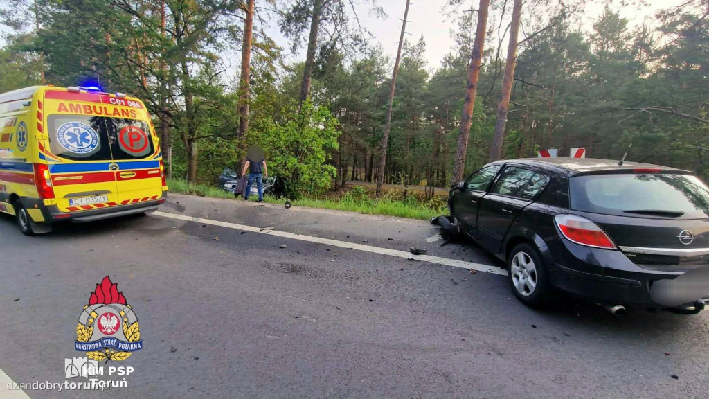 Wypadek na dk 80 w Górsku
