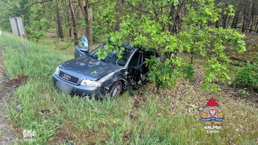 Wypadek na dk 80 w Górsku