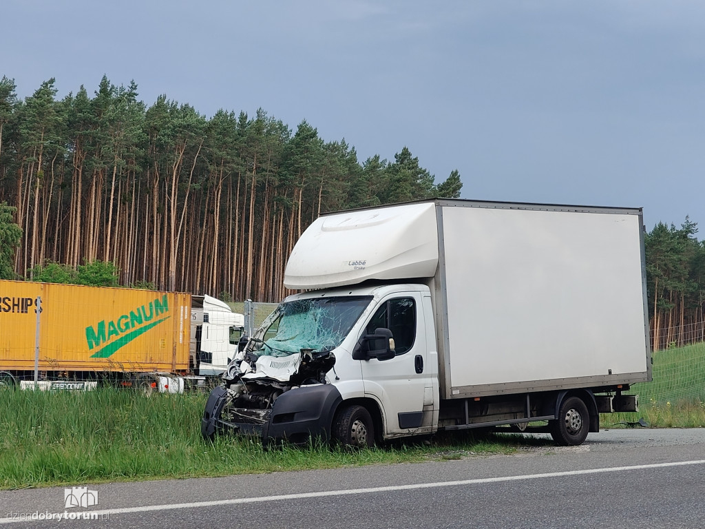Wypadek na DK91 pod Toruniem