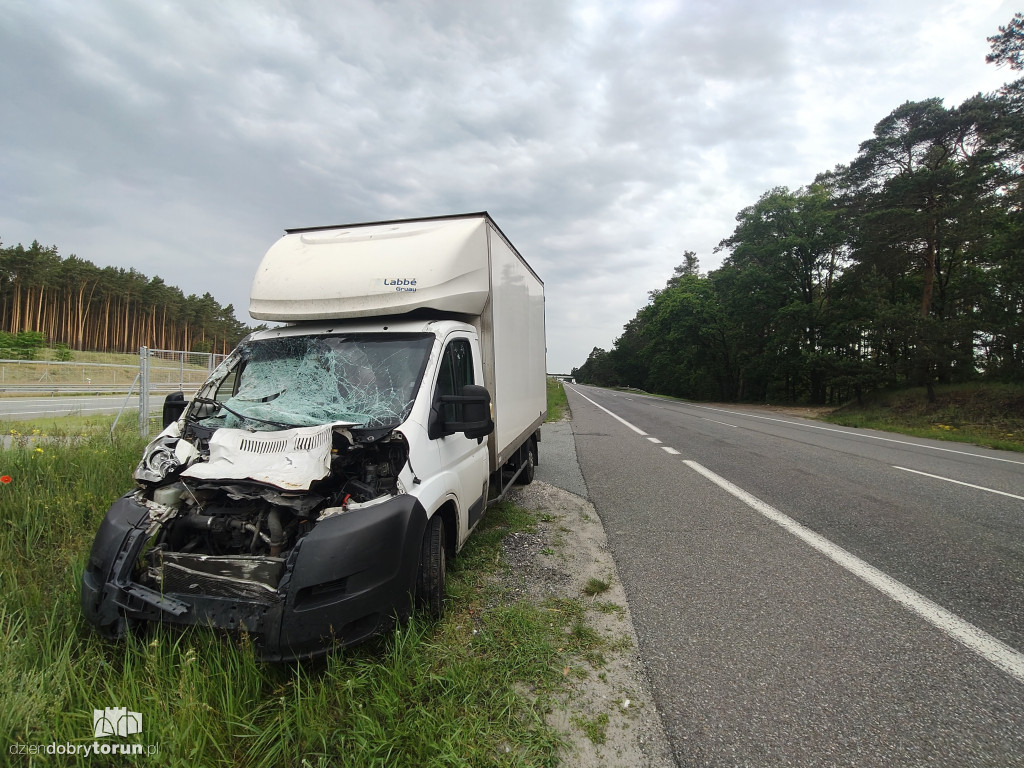 Wypadek na DK91 pod Toruniem