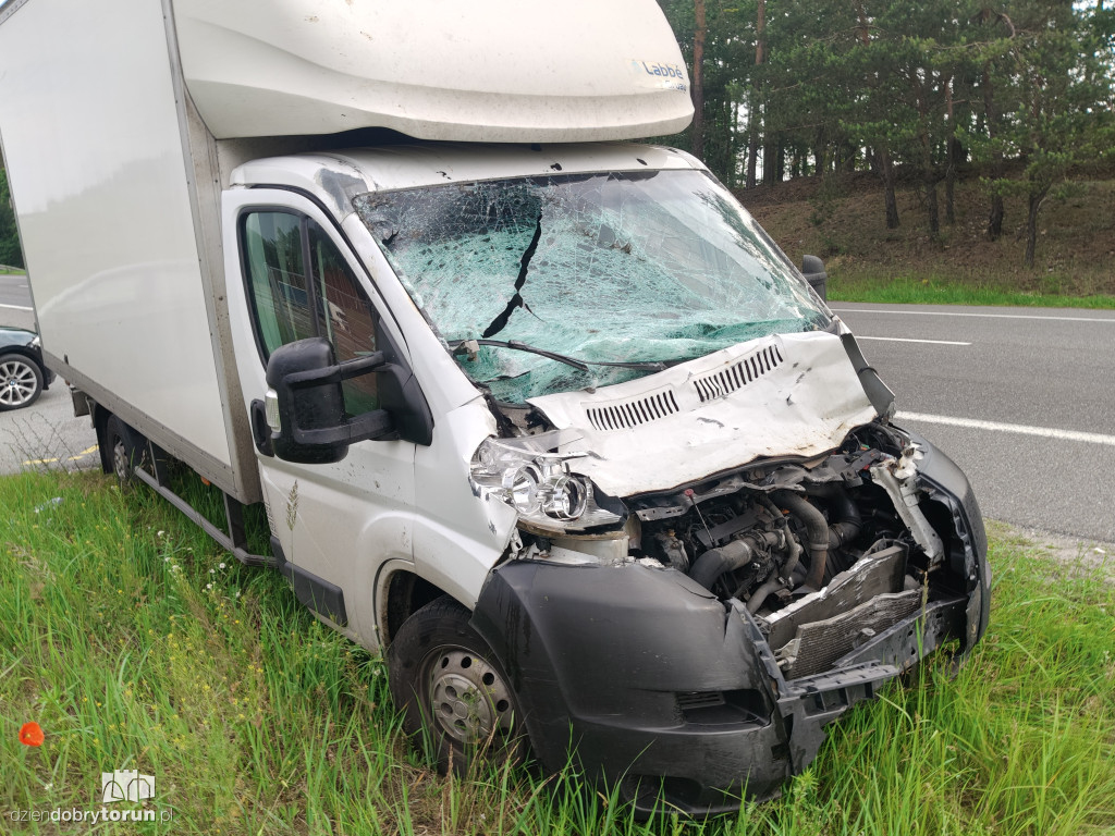 Wypadek na DK91 pod Toruniem