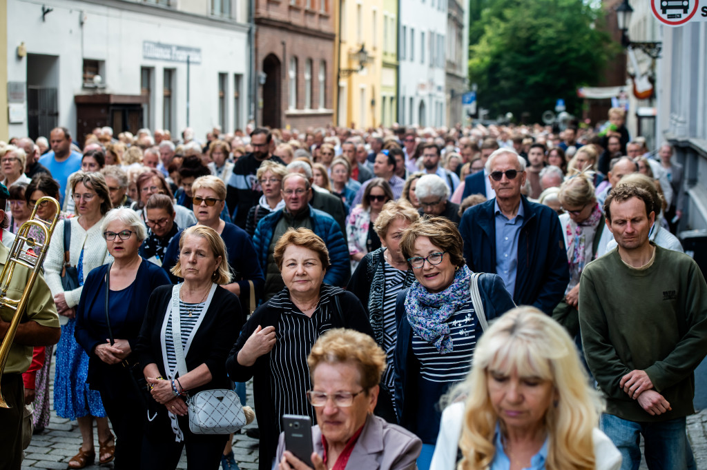 Boże Ciało - procesja na Rynku Staromiejskim