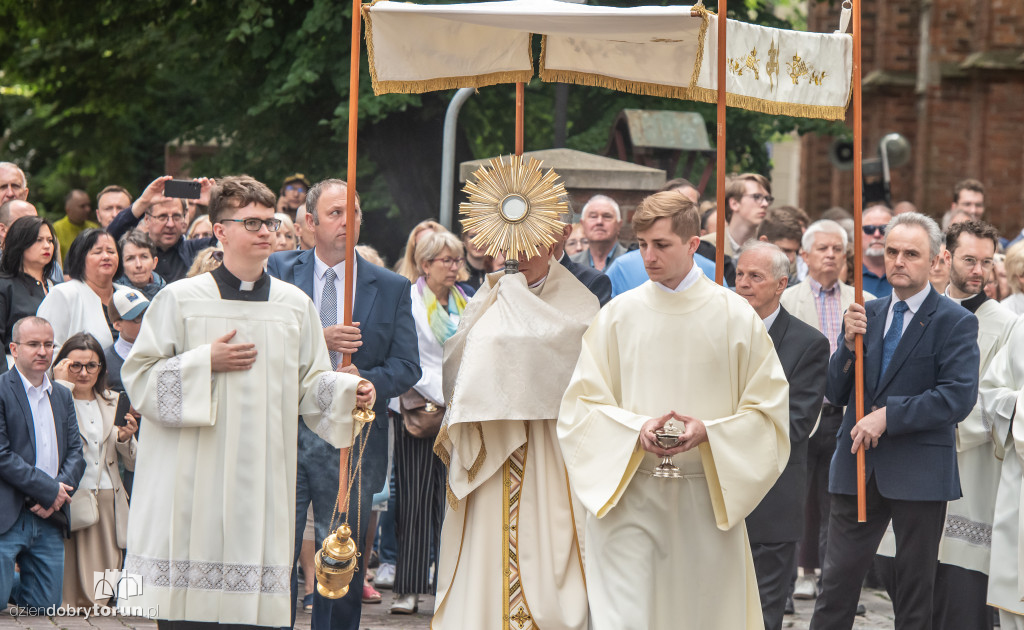 Boże Ciało - procesja na Rynku Staromiejskim