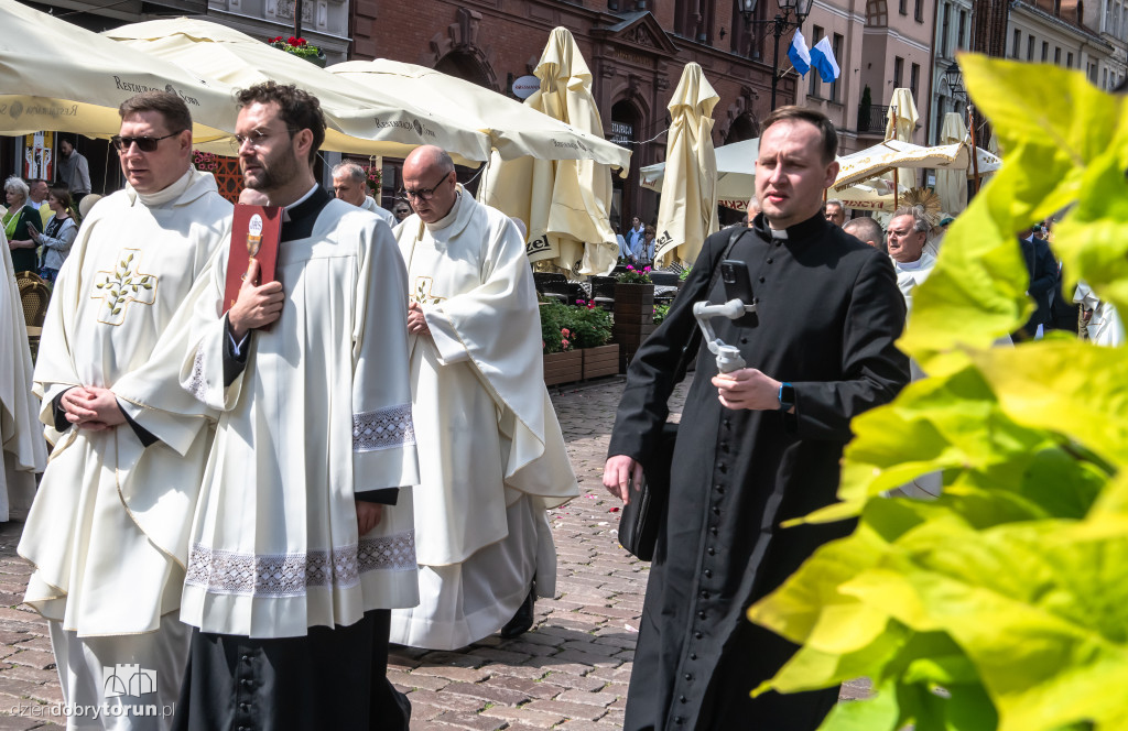 Boże Ciało - procesja na Rynku Staromiejskim