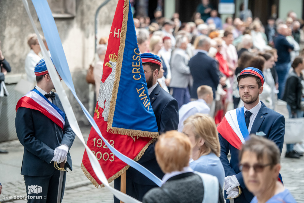 Boże Ciało - procesja na Rynku Staromiejskim