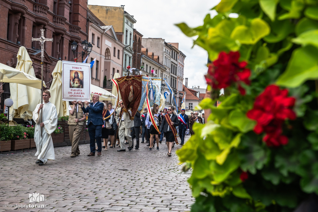 Boże Ciało - procesja na Rynku Staromiejskim