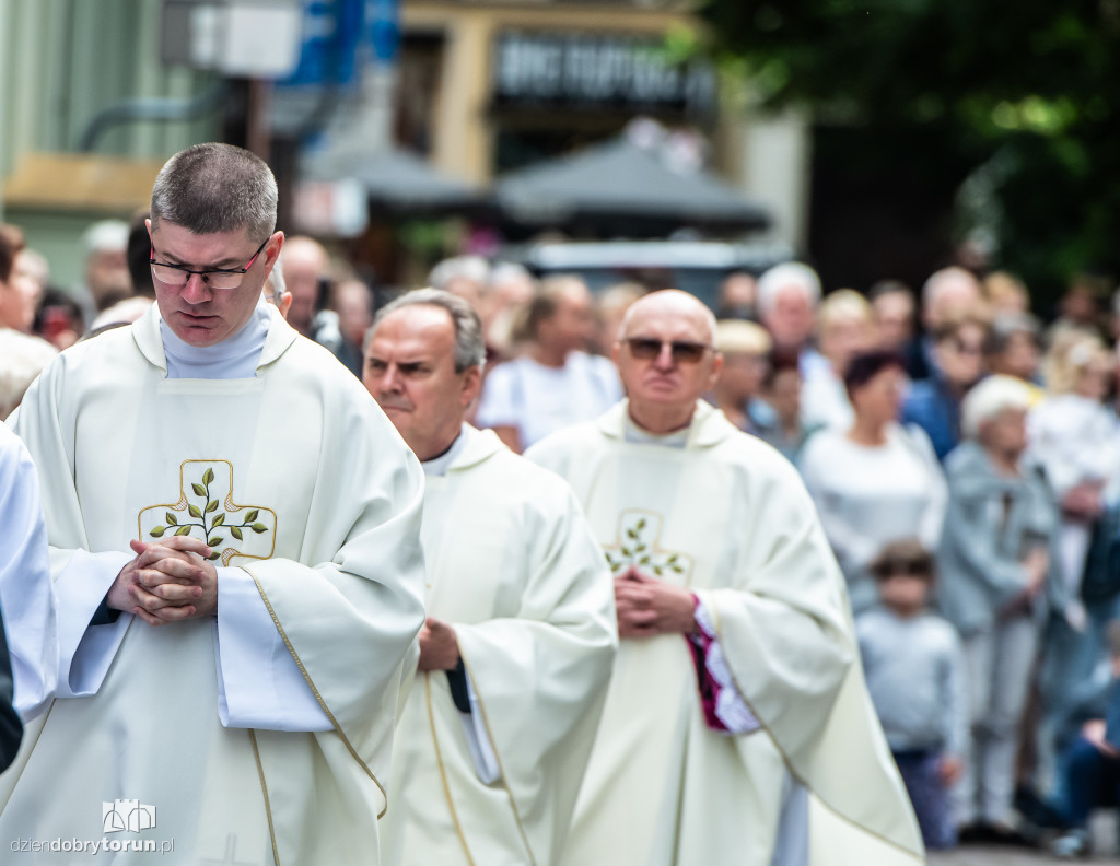 Boże Ciało - procesja na Rynku Staromiejskim