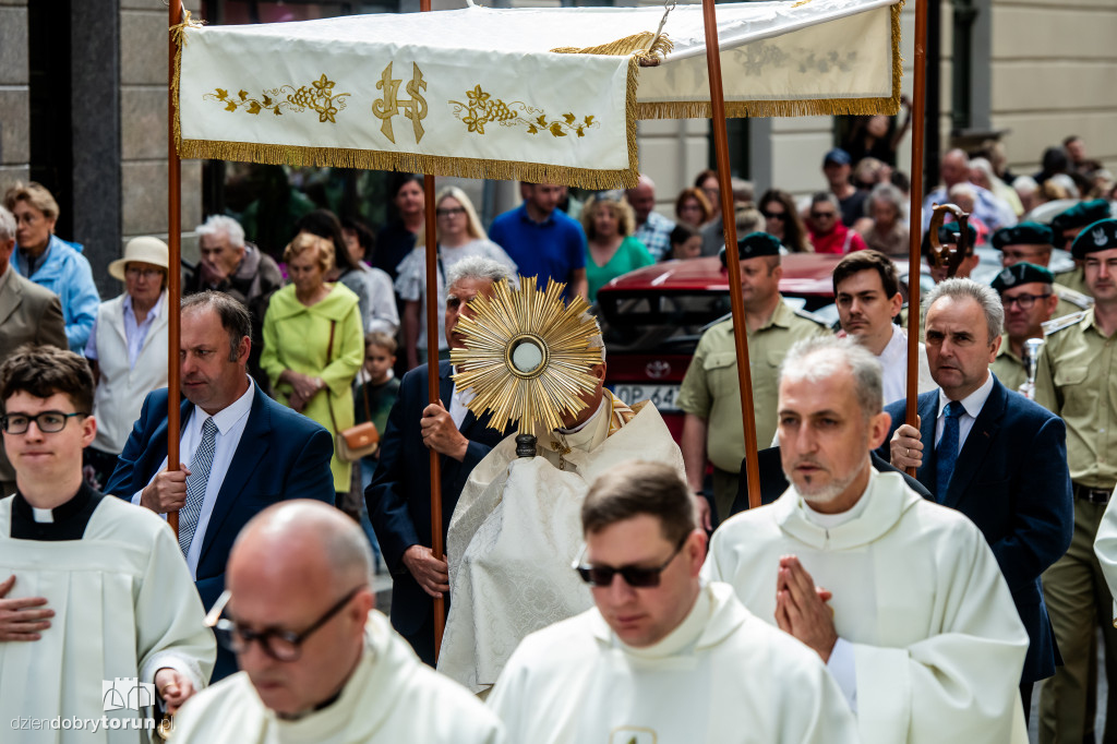 Boże Ciało - procesja na Rynku Staromiejskim