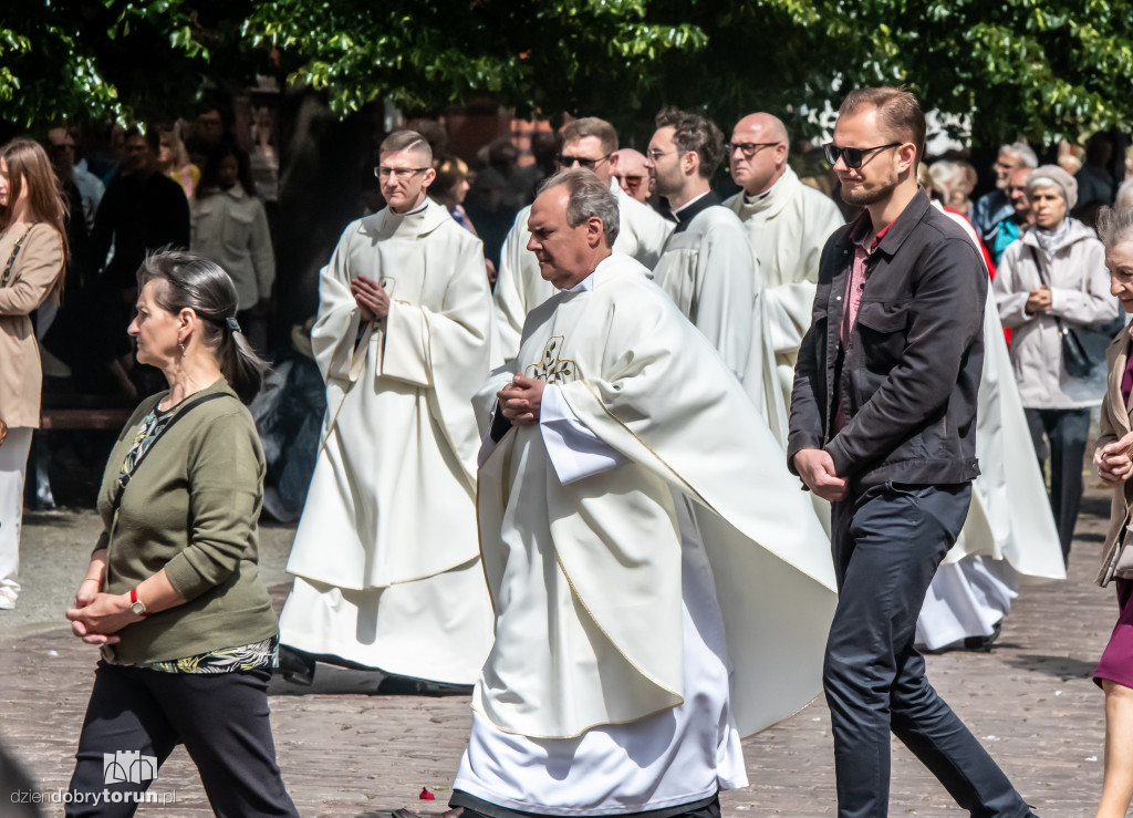 Boże Ciało - procesja na Rynku Staromiejskim