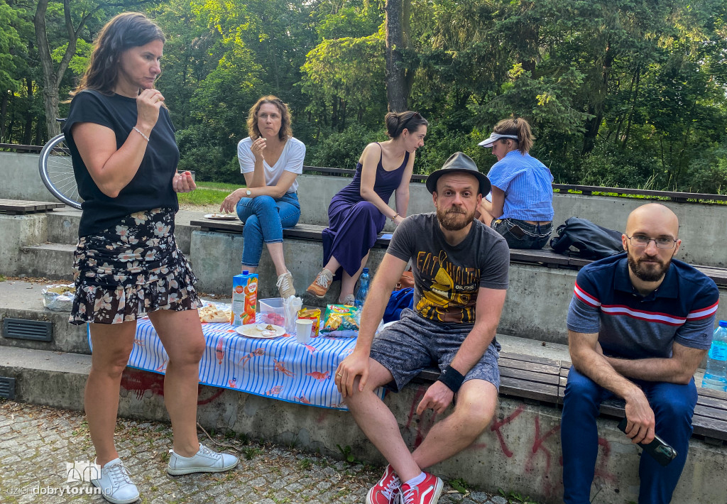 Impreza taneczna w Amfiteatrze