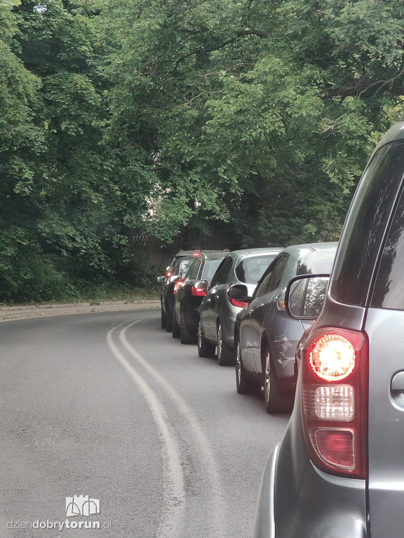 Ogromne korki na lewobrzeżu