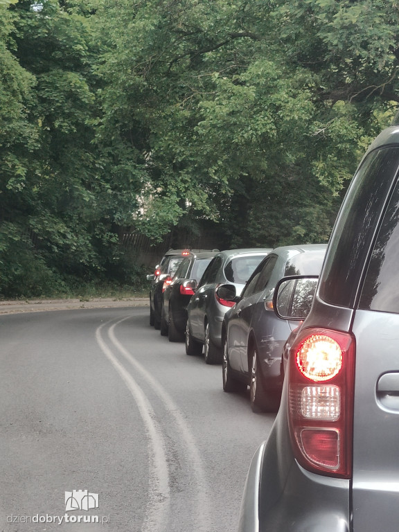 Ogromne korki na lewobrzeżu