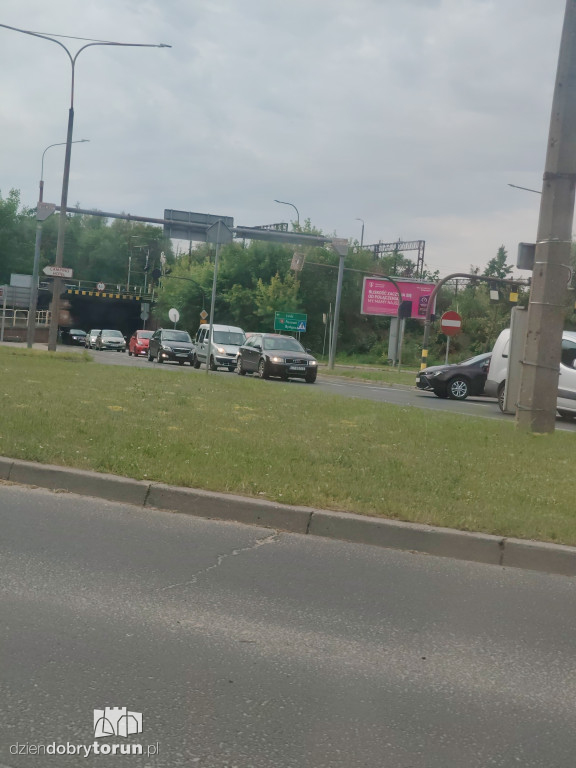 Ogromne korki na lewobrzeżu