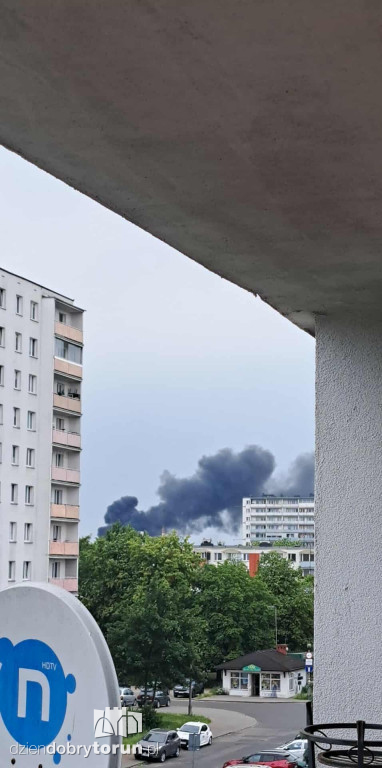 Ogromny pożar na Rubinkowie