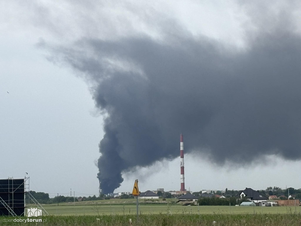Ogromny pożar na Rubinkowie
