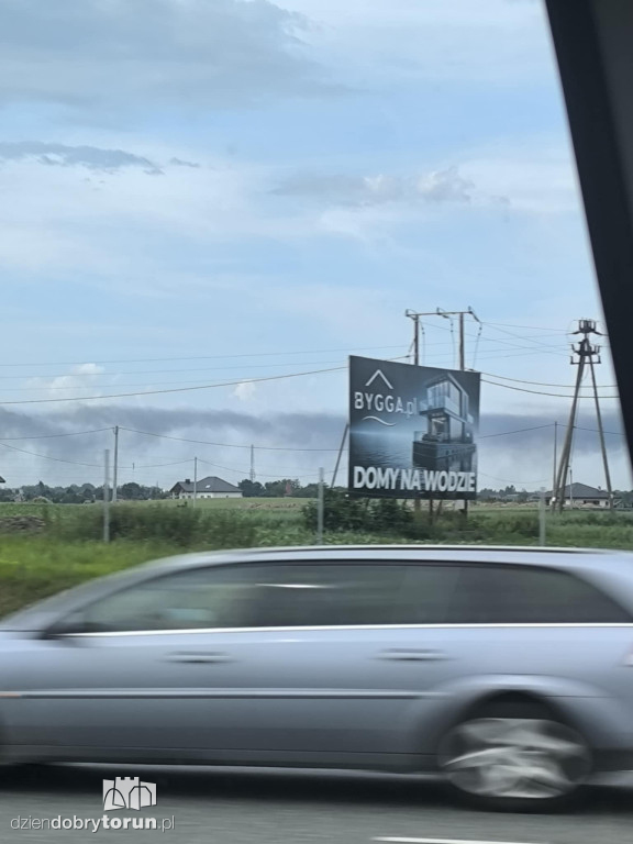 Ogromny pożar na Rubinkowie