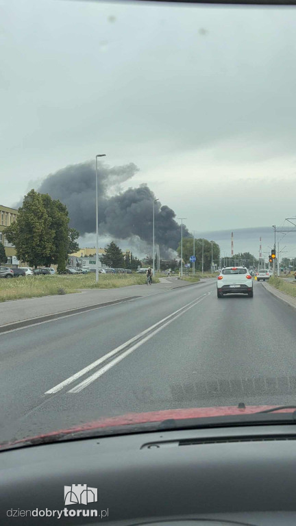 Ogromny pożar na Rubinkowie