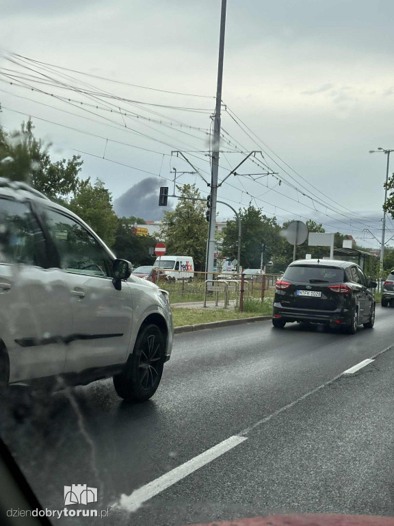 Ogromny pożar na Rubinkowie