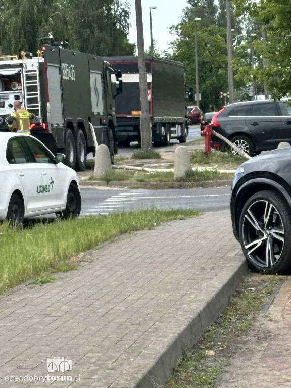 Ogromny pożar na Rubinkowie