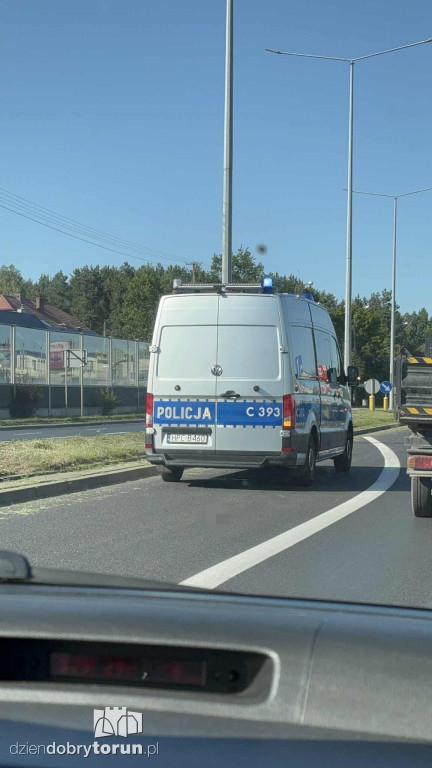 Kolizja na Olsztyńskiej w Toruniu