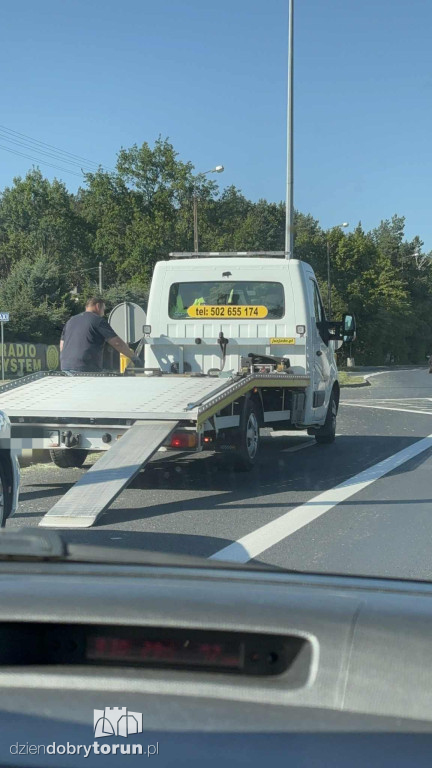 Kolizja na Olsztyńskiej w Toruniu