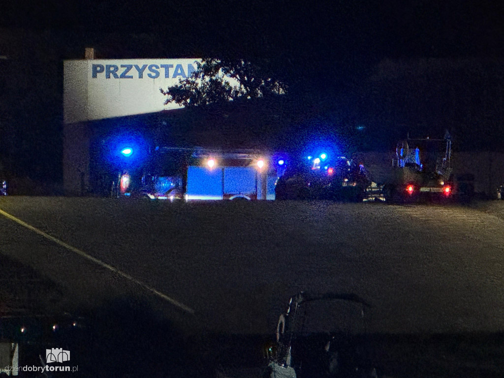 Akcja poszukiwawcza na Wiśle w Toruniu