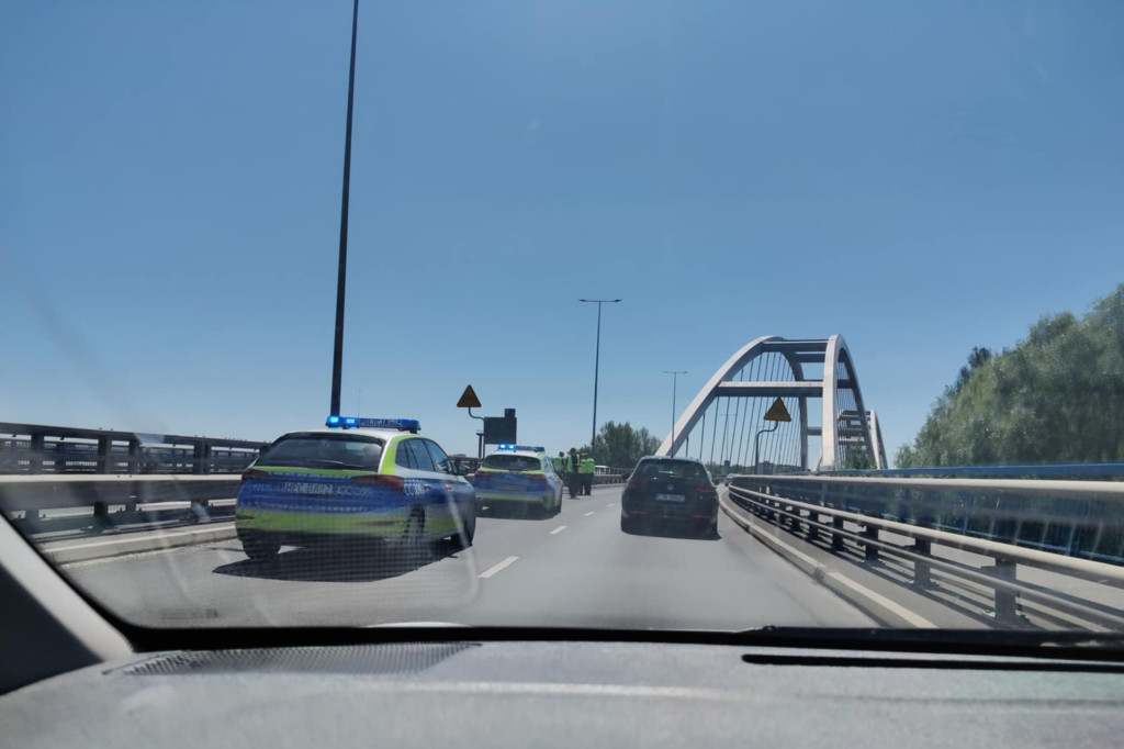 Wypadek na nowym moście