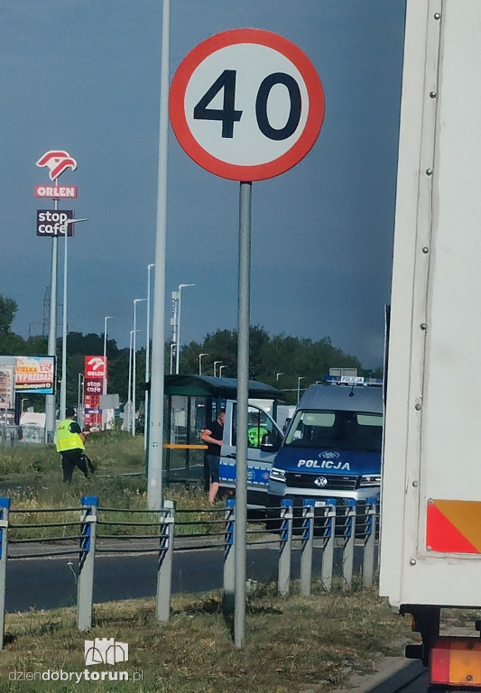 Policyjna akcja na lewobrzeżu w Toruniu