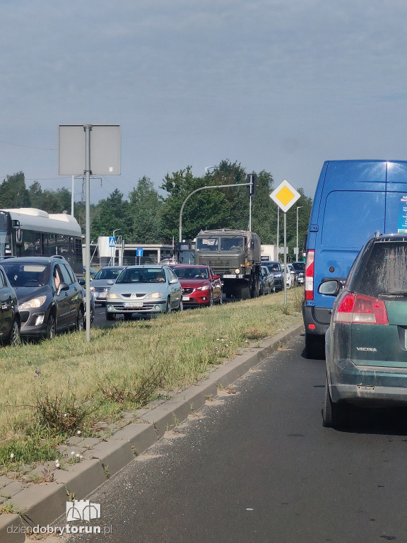 Policyjna akcja na lewobrzeżu w Toruniu