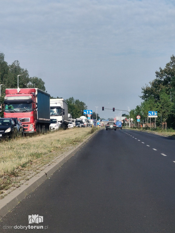 Policyjna akcja na lewobrzeżu w Toruniu