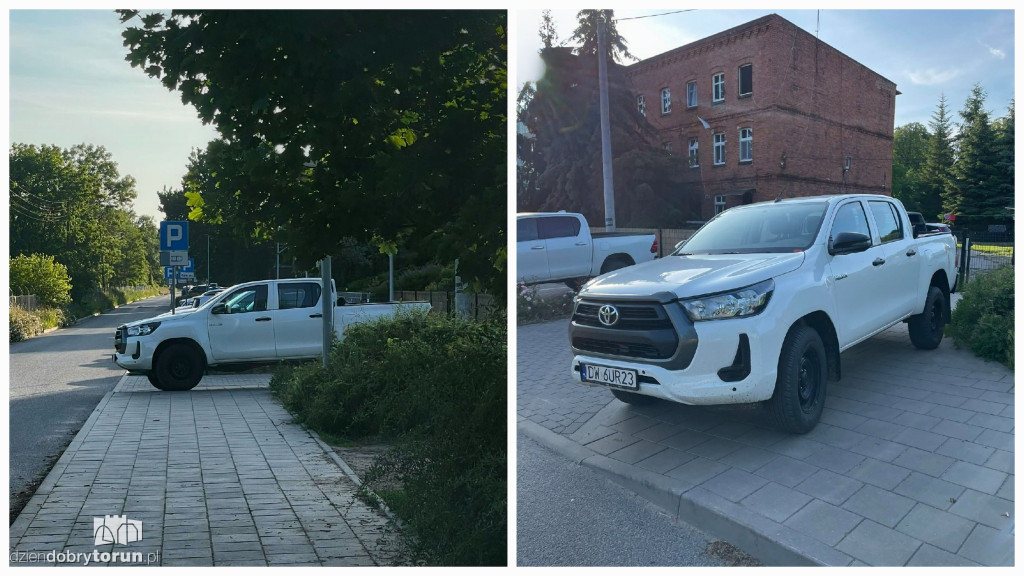 Tak parkuje się w Toruniu