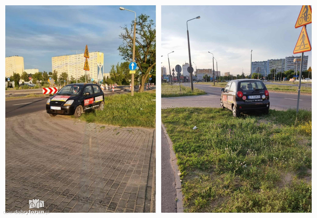 Tak parkuje się w Toruniu