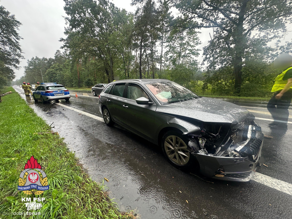 Wypadek na Szosie Bydgoskiej w Toruniu