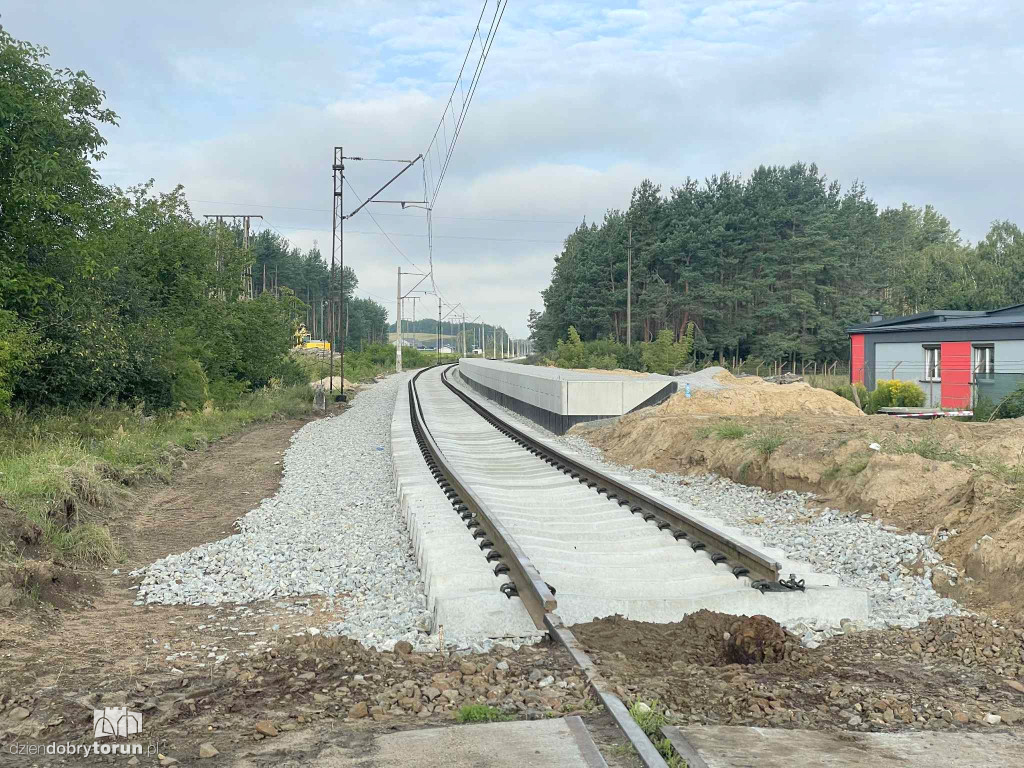 Remont torów Aleksandrów - Ciechocinek