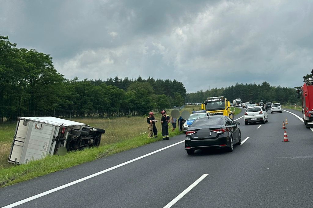 Wypadek na obwodnicy Torunia