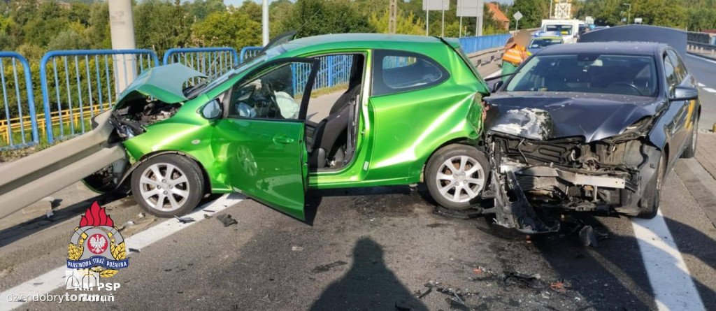 Groźny wypadek w Lubiczu pod Toruniem